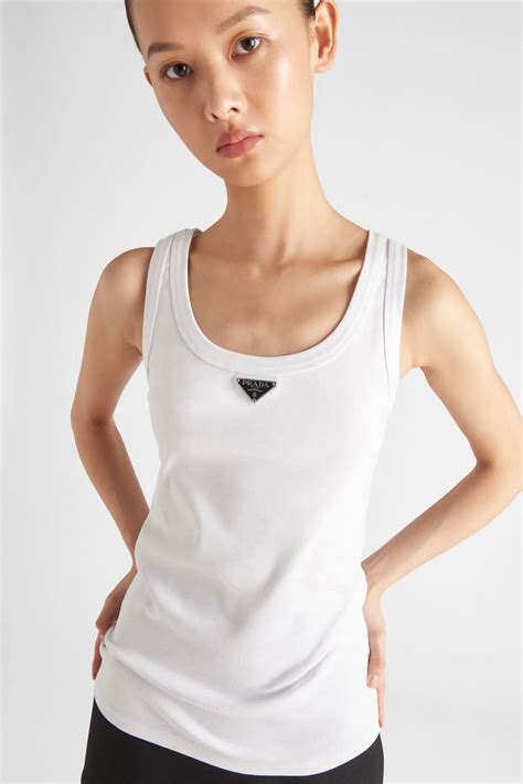 pink prada tshirt|grayed prada tank top.